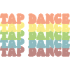 Pastel Rainbow Tap Dance