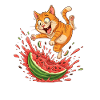 Cats Summer Watermelon Spritzer