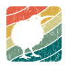 New Zealand Sød Kiwi Bird Retro Vintage NZ