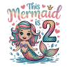 Sirène 2e anniversaire 2 ans