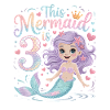 Mermaid 3rd Birthday 3 Years