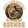 Funny Reptile Crested Gecko