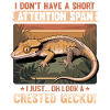 Funny Reptile Crested Gecko