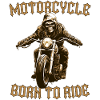Moto Vieil Homme Motard
