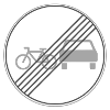 Overtaking by bike allowed again