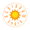 Benidorm Sunburst Circle Logo Badge