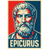 Epicurus Pop Art Portrait