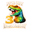 Det er min 3-årsdag dinosaurfest