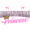 Argentinian Princess Pink Hearts Crown Design