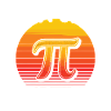 Pi Power Retro Sunset