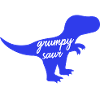 Grumpysaur Funny Dinosaur T-Rex Silhouette