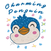 Kawaii cute funny penguin kids