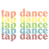 Tap Dance in Pastel Gradient