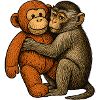 Monkey Hug: Monkey Friendship