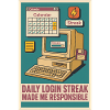 Login Streak | Gamer Routine Daily Check-in