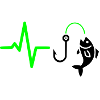 Angler Pulse Fish Silhouette