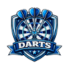 Blue Darts Shield Logo