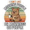 Quokka Kaffee Morgenmuffel Hasse Menschen