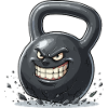 Wütende Kettlebell Kraftmonster