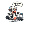 Gym Humor Cow Saying Gift