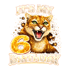 È il mio 6 compleanno Wildkatze Wildkatze Geburtstag