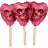 Pink Skull Lollis