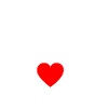 Heartbeat - White Red