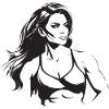 Woman muscles