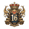 16 Zahl Wappen