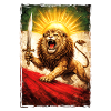 Lion Persia Iran Flag