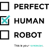 Perfect Human Robot – Minimal Checkbox Statement