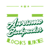 Awesome Backpacker Gift Hiking Adventure Art