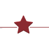 Red Star with Edge Line