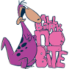 The Flintstones Dino With Quote All Bark No Bite