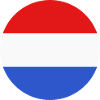 Round Luxembourg flag