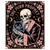 The Purr Prophet Skeleton Cat Occult