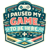 I paused my game – landed here