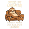 Sloth Sofa Legend Funny Saying