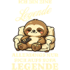 Sloth Series Evening Sofa Saying Funny