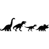 Dino Silhouettes