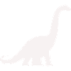 Long neck dino silhouette