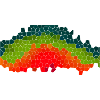 Forest Sunset Mosaic