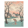 Traditional Japanese cherry blossoms