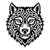 Wikingerwolf Ulfr Nordisches Kriegerdesign