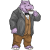 Hippo Coffee Mug