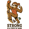 Sterk er en sinnstilstand – Boulder Sloth Woman