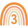 Third Birthday Rainbow