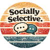Socialement sélectif – Retro Chat Meme