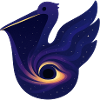 Cosmic Bird Heron Crane Stork