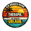 Vacation Instead of Therapy Retro Circle